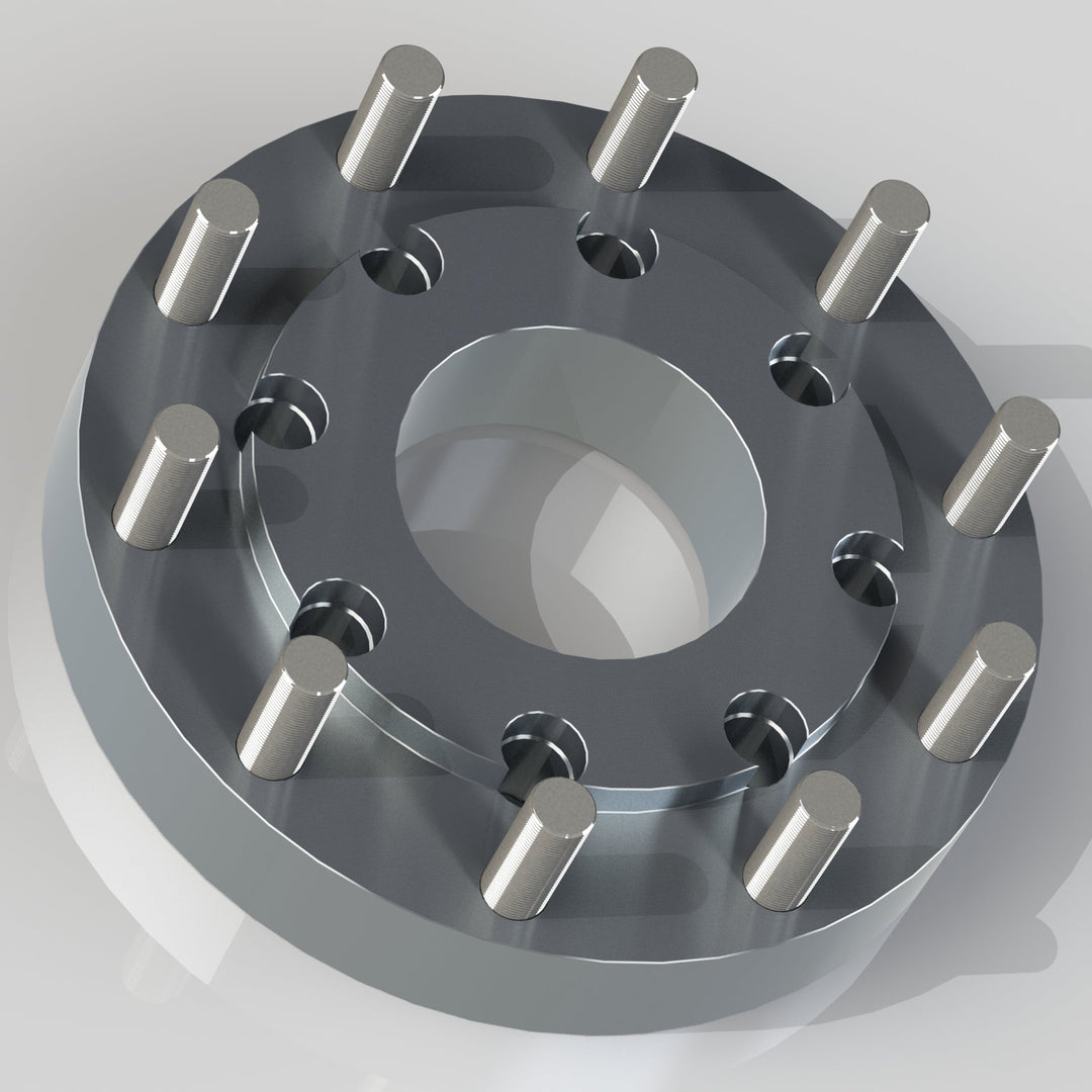 Ford F350 Dually (2005-2007) to Semi Wheel Adapters