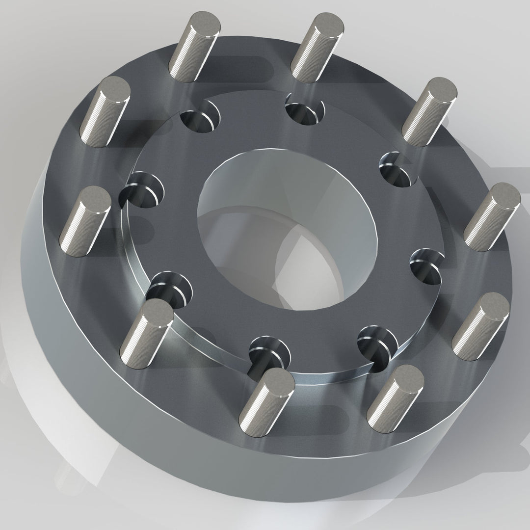 Ford F350 Dually (2005-2007) to Semi Wheel Adapters