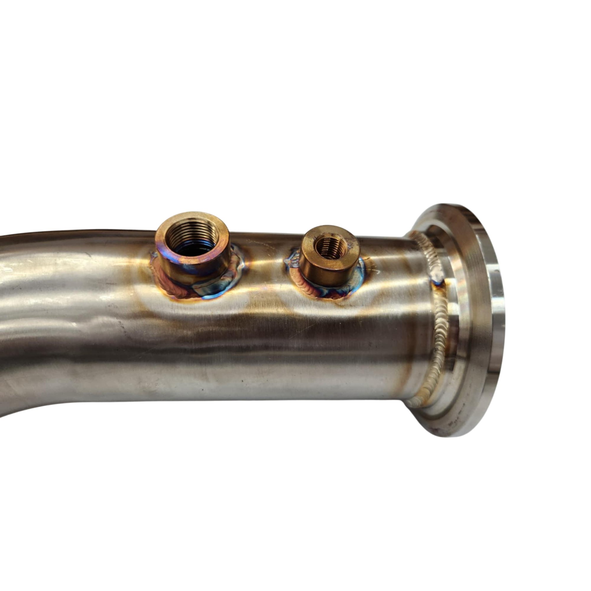 2009-2013 BMW E70 X5D M57 3.0L exhaust delete kit stainless downpipe | Valios Dynamics