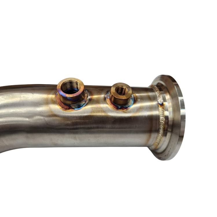 2009-2013 BMW E70 X5D M57 3.0L exhaust delete kit stainless downpipe | Valios Dynamics