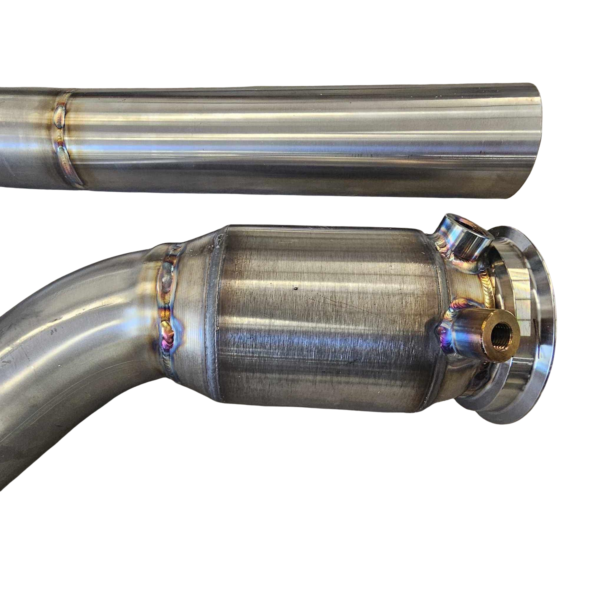 2009-2013 BMW E70 X5D M57 3.0L exhaust delete kit stainless downpipe | Valios Dynamics