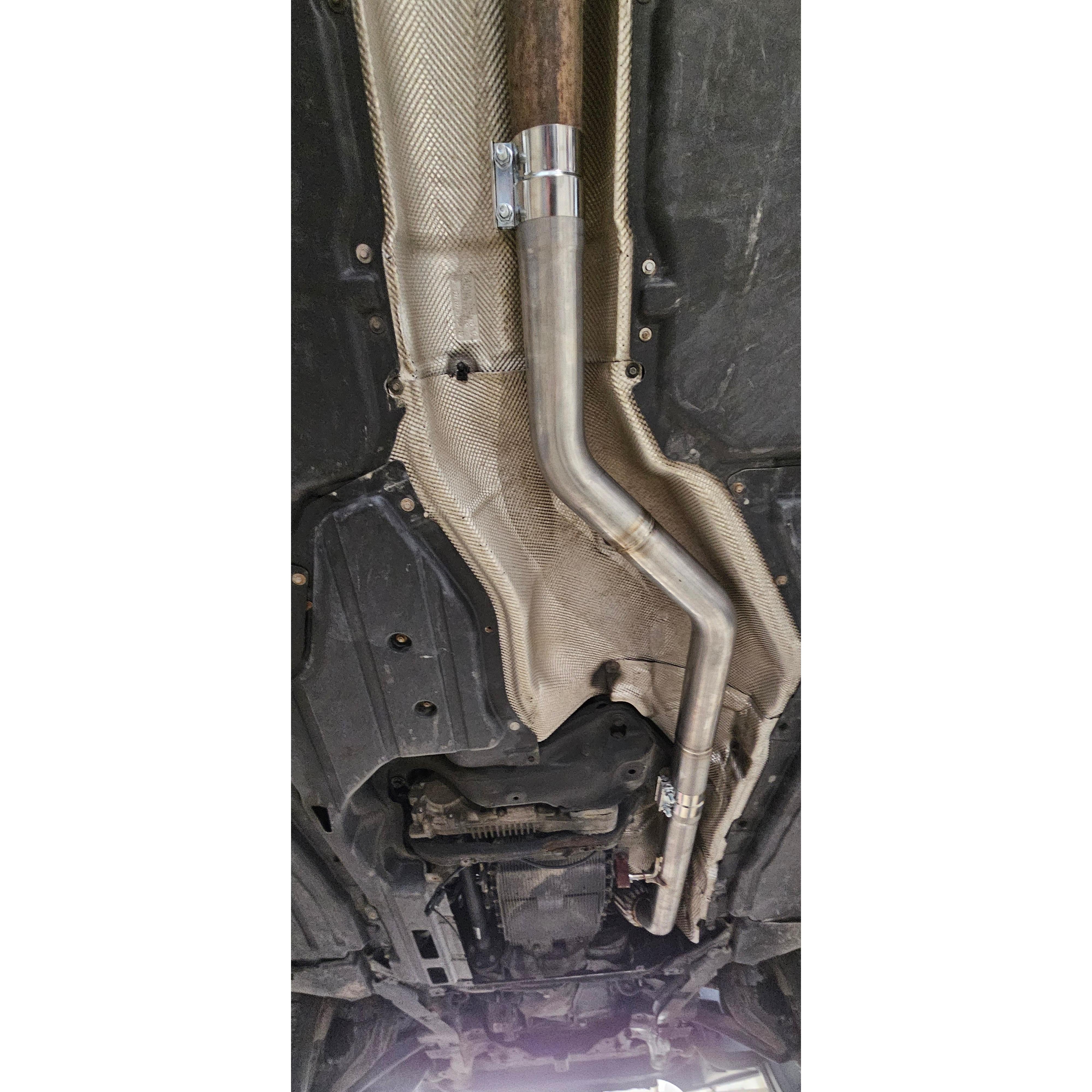 2009-2013 BMW E70 X5D M57 3.0L exhaust delete kit stainless downpipe | Valios Dynamics