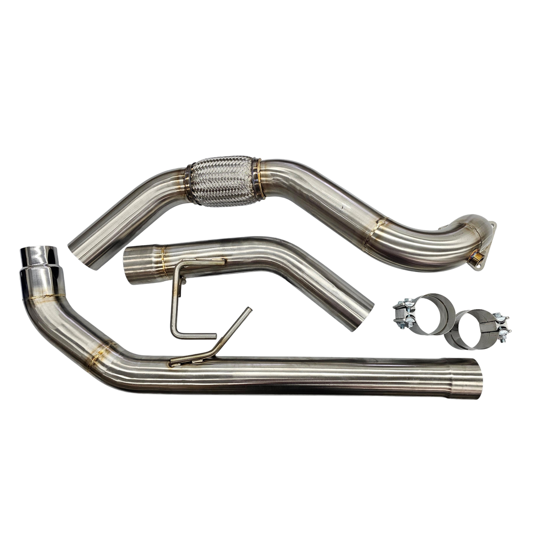 2009-2016 3.0L TDI full exhaust delete kit stainless - VW Touareg / Audi Q7 / Porsche Cayenne | Valios Dynamics