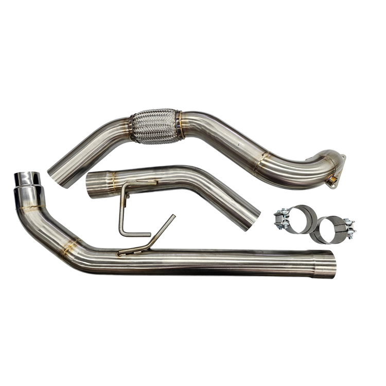 2009-2016 3.0L TDI full exhaust delete kit stainless - VW Touareg / Audi Q7 / Porsche Cayenne | Valios Dynamics
