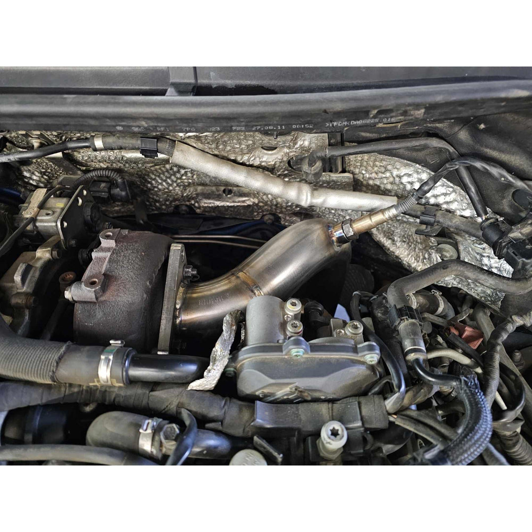 3.0L V6 TDI DPF Delete Downpipe — VW Touareg / Audi Q7 / Porsche Cayenne (2009–2016)