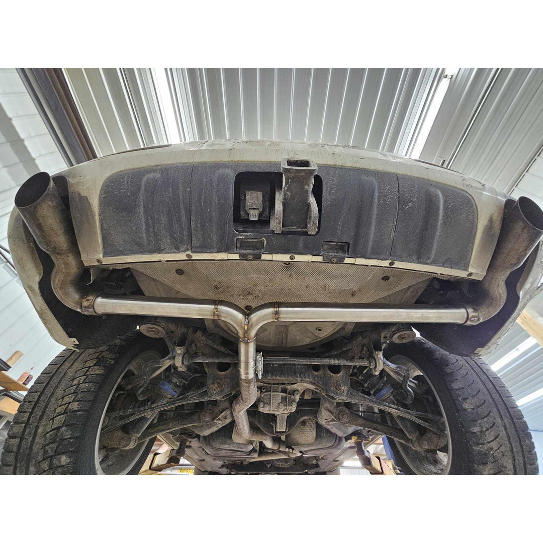 2009-2016 3.0L TDI muffler delete stainless pipe - VW Touareg / Audi Q7 | Valios Dynamics