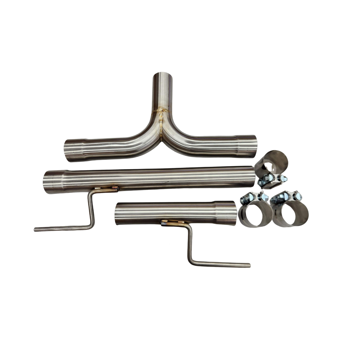 2009-2016 3.0L TDI muffler delete stainless pipe - VW Touareg / Audi Q7 | Valios Dynamics