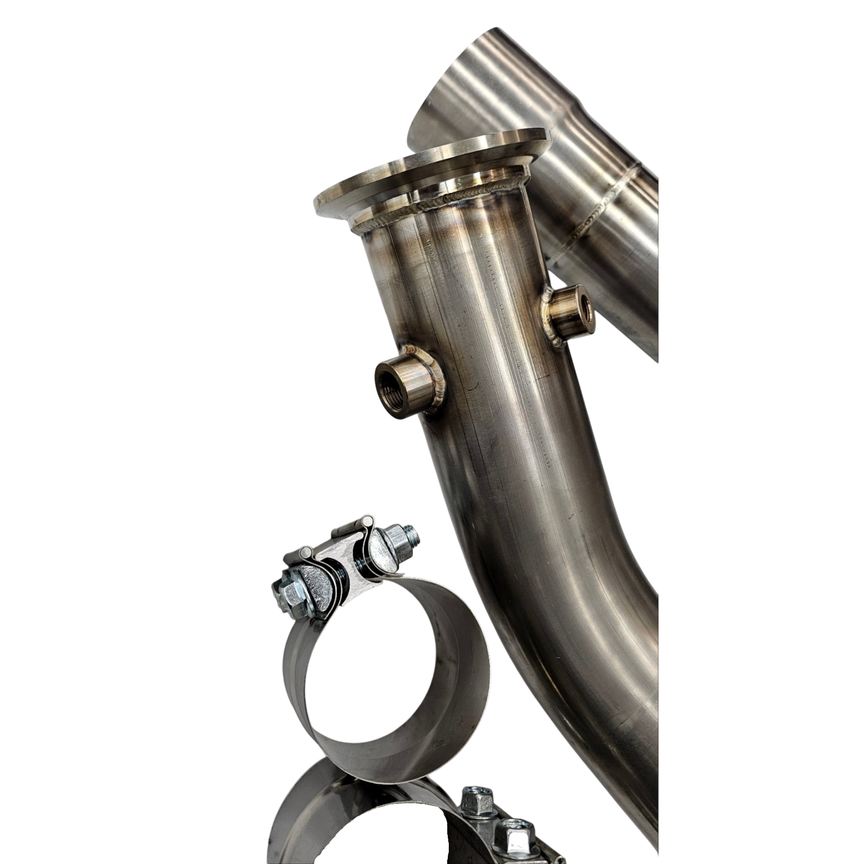 2014-2018 BMW F10 535D N57 3.0L exhaust delete kit stainless downpipe - Valios Dynamics