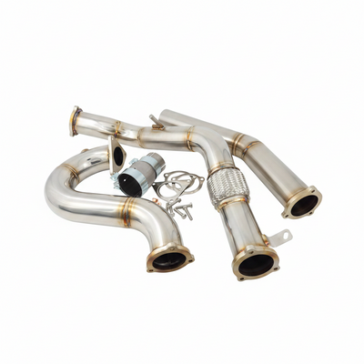 3.0L V6 TDI Full Exhaust Delete Kit — DPF + DEF/SCR Midpipe + Secondary Cat | Audi Q5 / A6 / A7